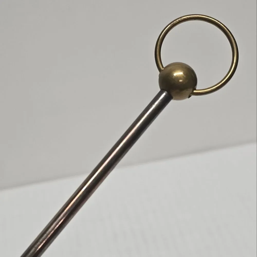 Vintage Angel Candle Snuffer Brass Iron Two Tone Metal
